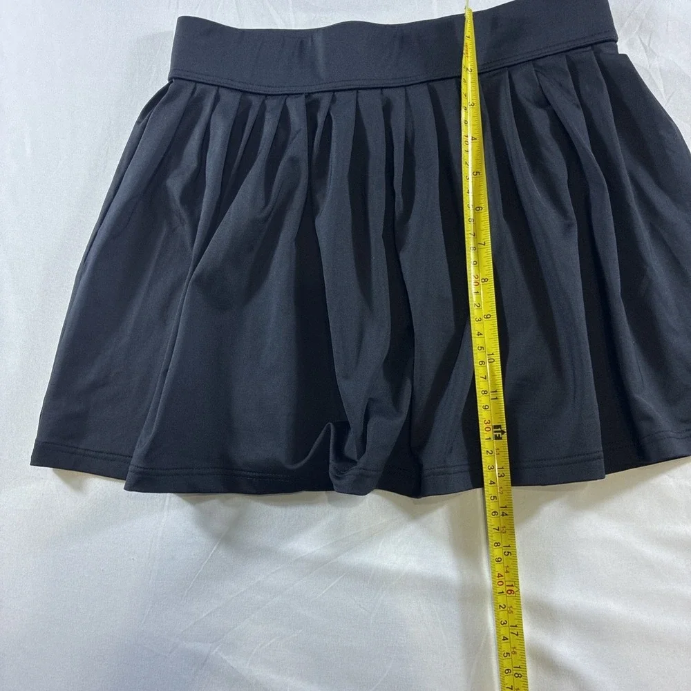 Kate Spade‎ New York Dive Right In Black Pleated Swim Skirt Small